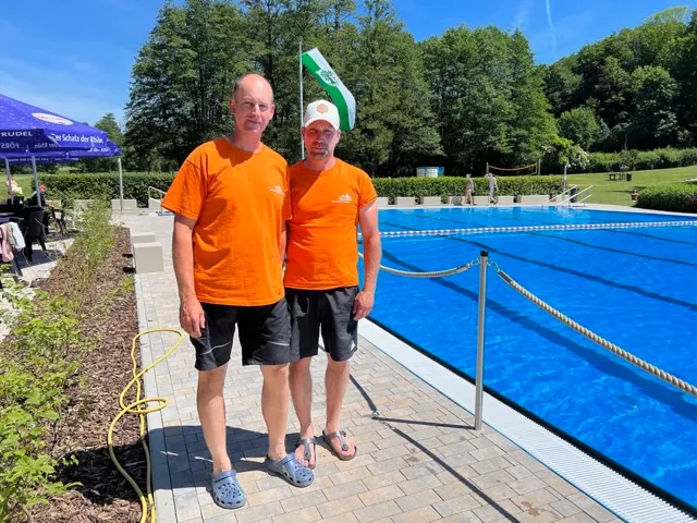 Außenbereich Freibad Hofbieber