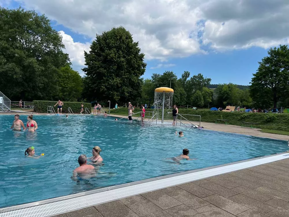 Außenbereich Freibad Mihla Amt Creuzburg