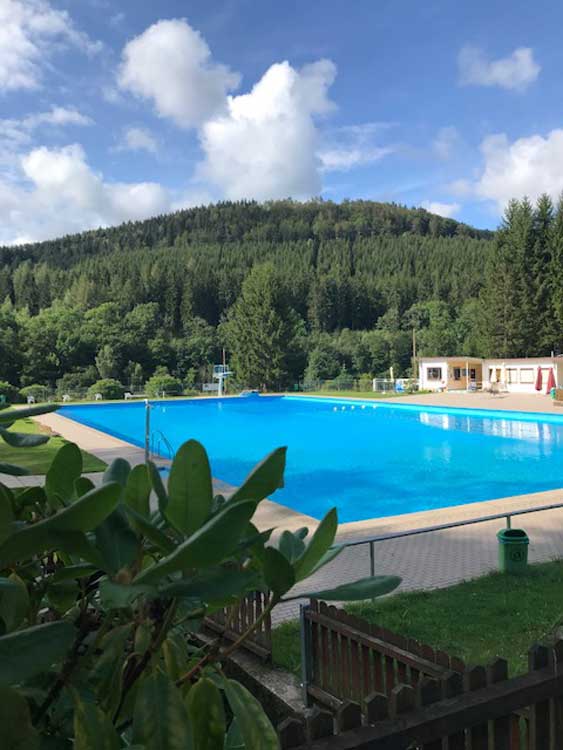 Außenbereich Freibad Kleinschalkalden